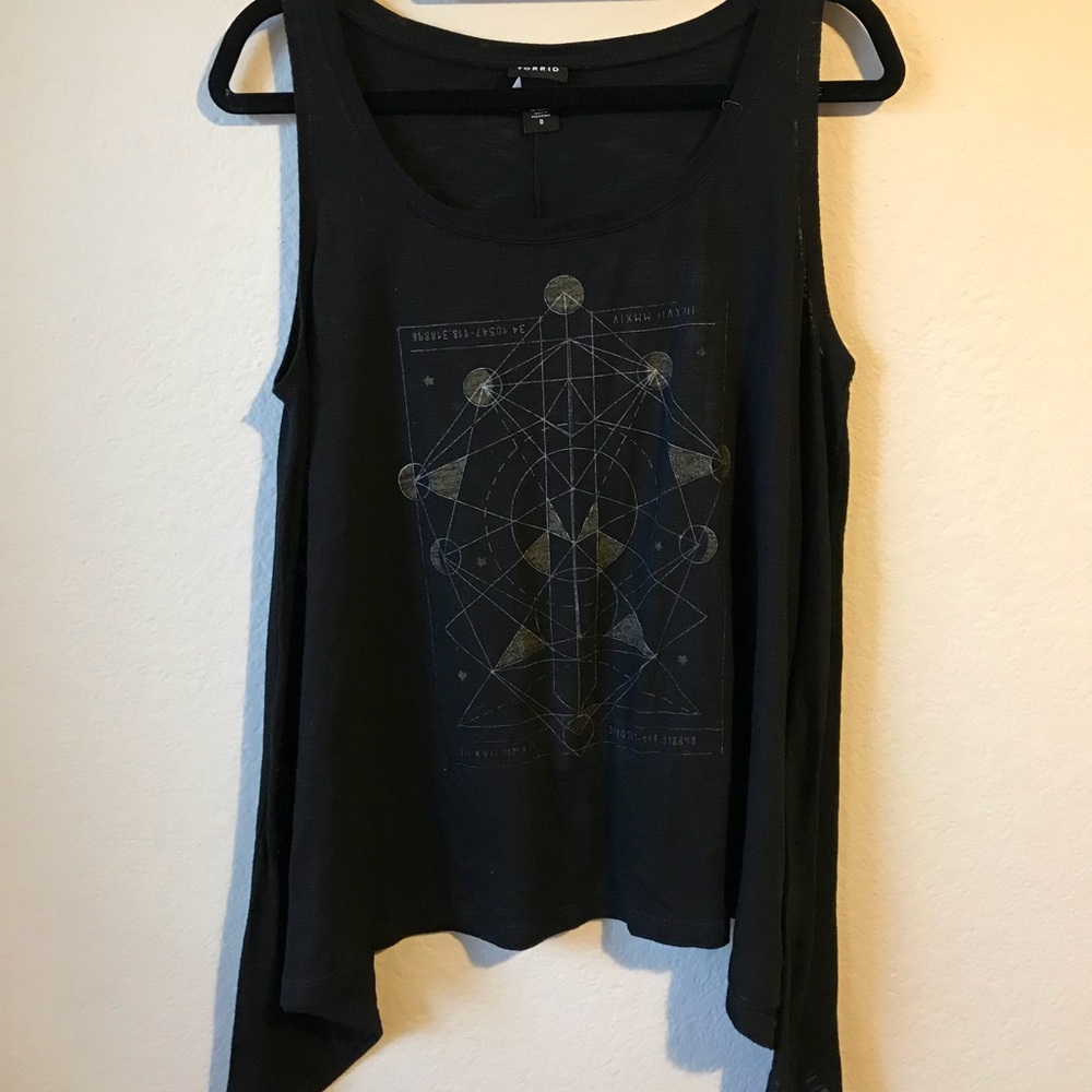 Torrid Tank Top with Moon Print
